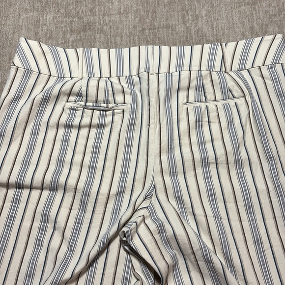 Sz 28 plus women's Lane Bryant cropped wide leg pants The Laney stretch tummy - Picture 6 of 6